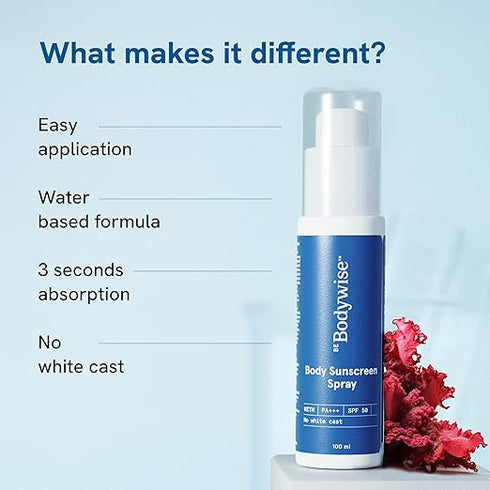 Be Bodywise Sunscreen Spray Spf 50 Pa+++